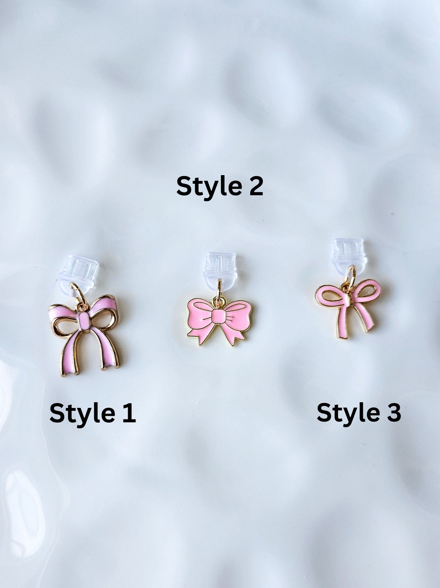 Pink Coquette Bow Charm