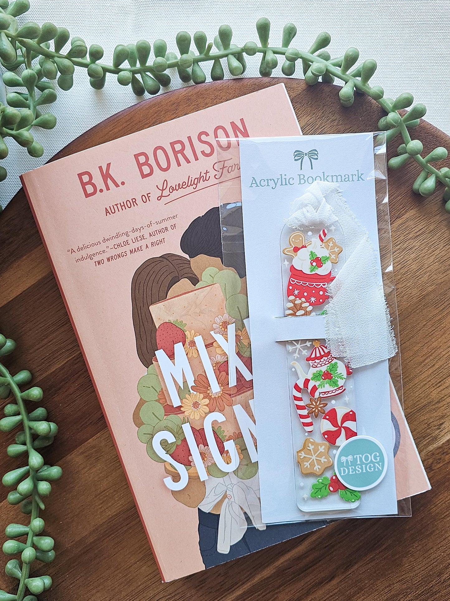 Sweet and Cozy Acrylic Bookmark