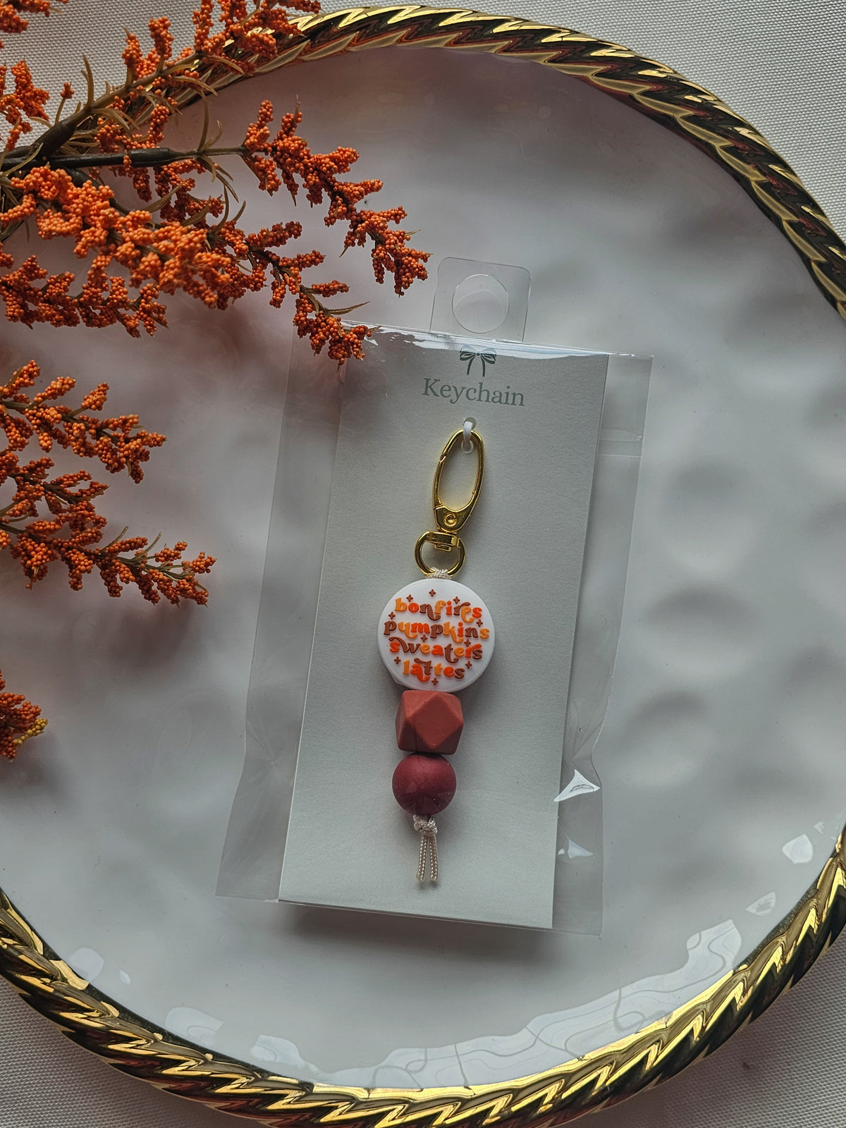 Just Fall Things Kindle Buddy Keychain
