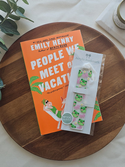 Froggy Friends Acrylic Bookmark