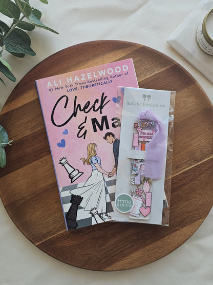 Bookish Girlie Acrylic Bookmark