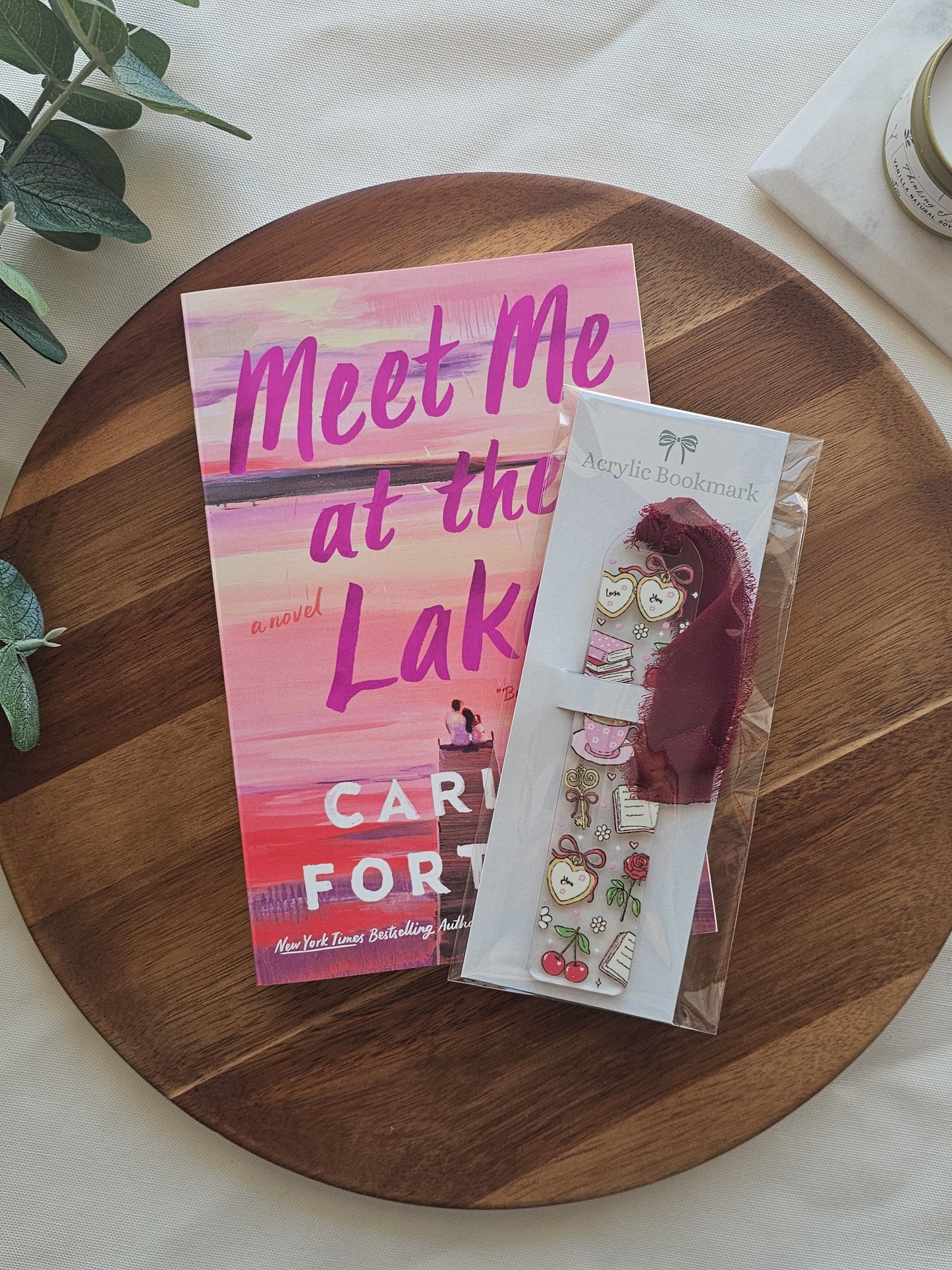 Keepsakes & Kisses Acrylic Bookmark