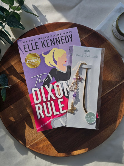 Petals & Wings Layered Charm Bookmark