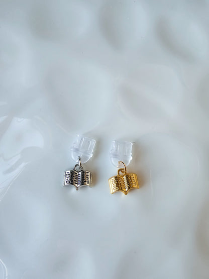 Dainty Book Charm