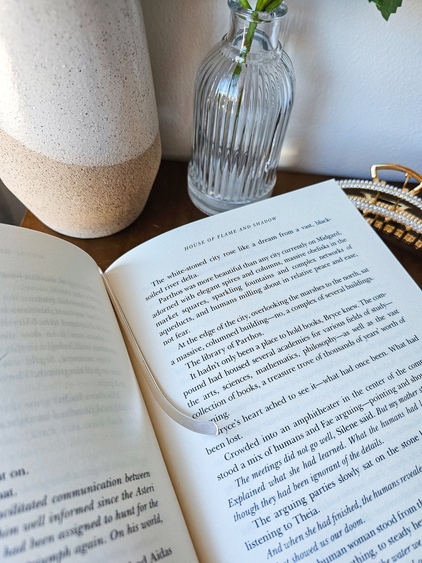 Silver Oath | Charm Bookmark