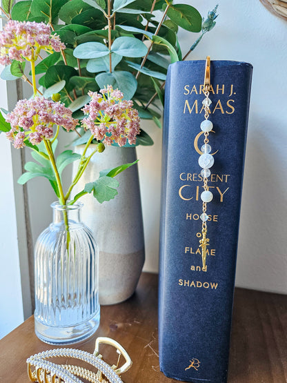 Gold Dagger Charm Bookmark