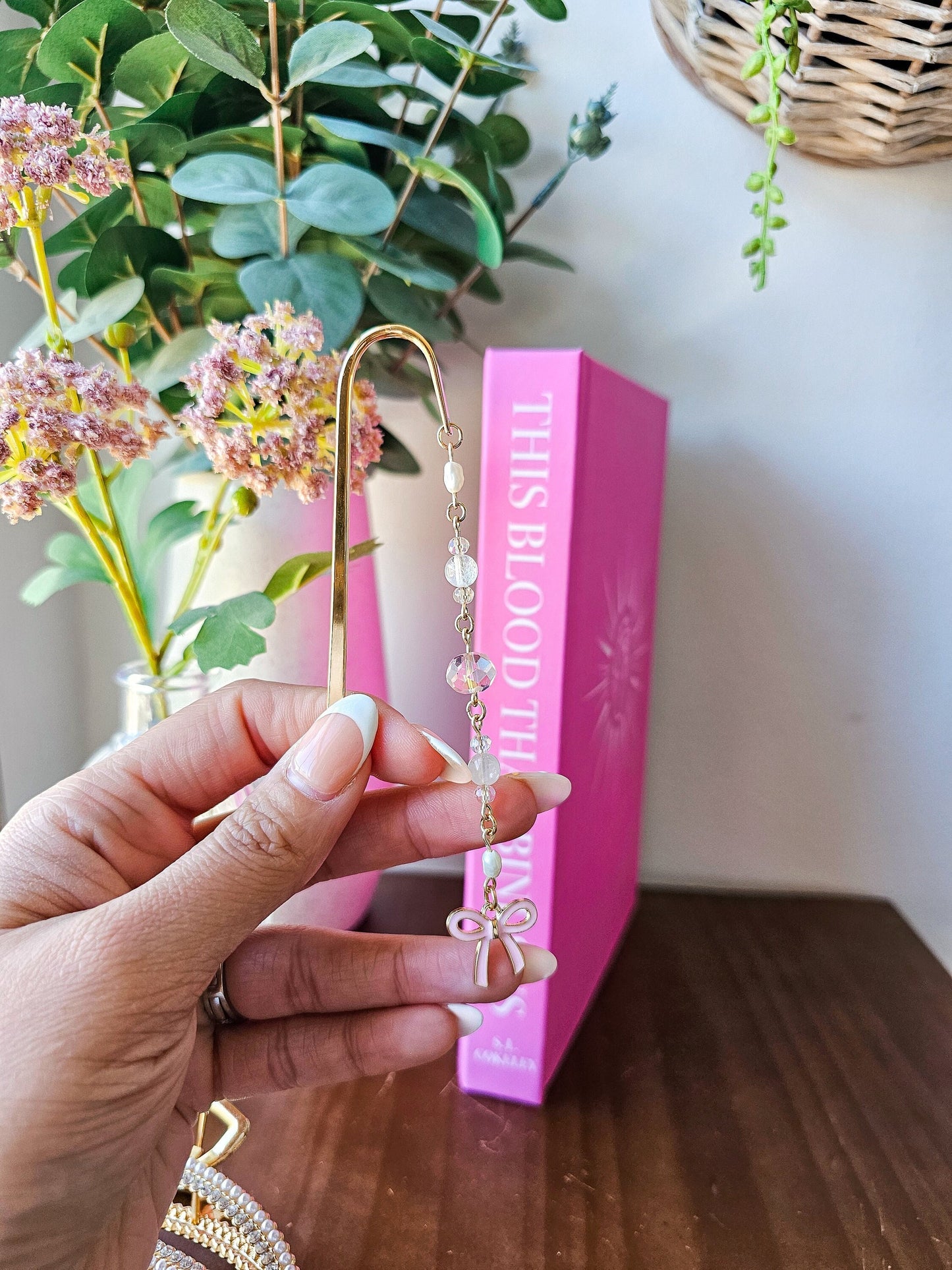 Blush Bow | Charming Bookmark