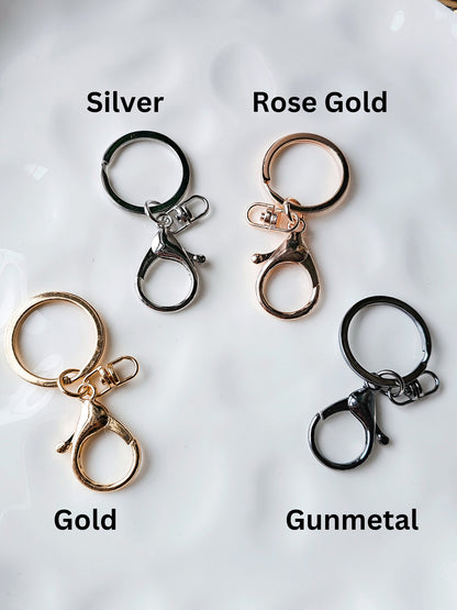 Fueled By Coffee and Books Wristlet Keychain