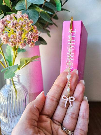 Blush Bow | Charming Bookmark