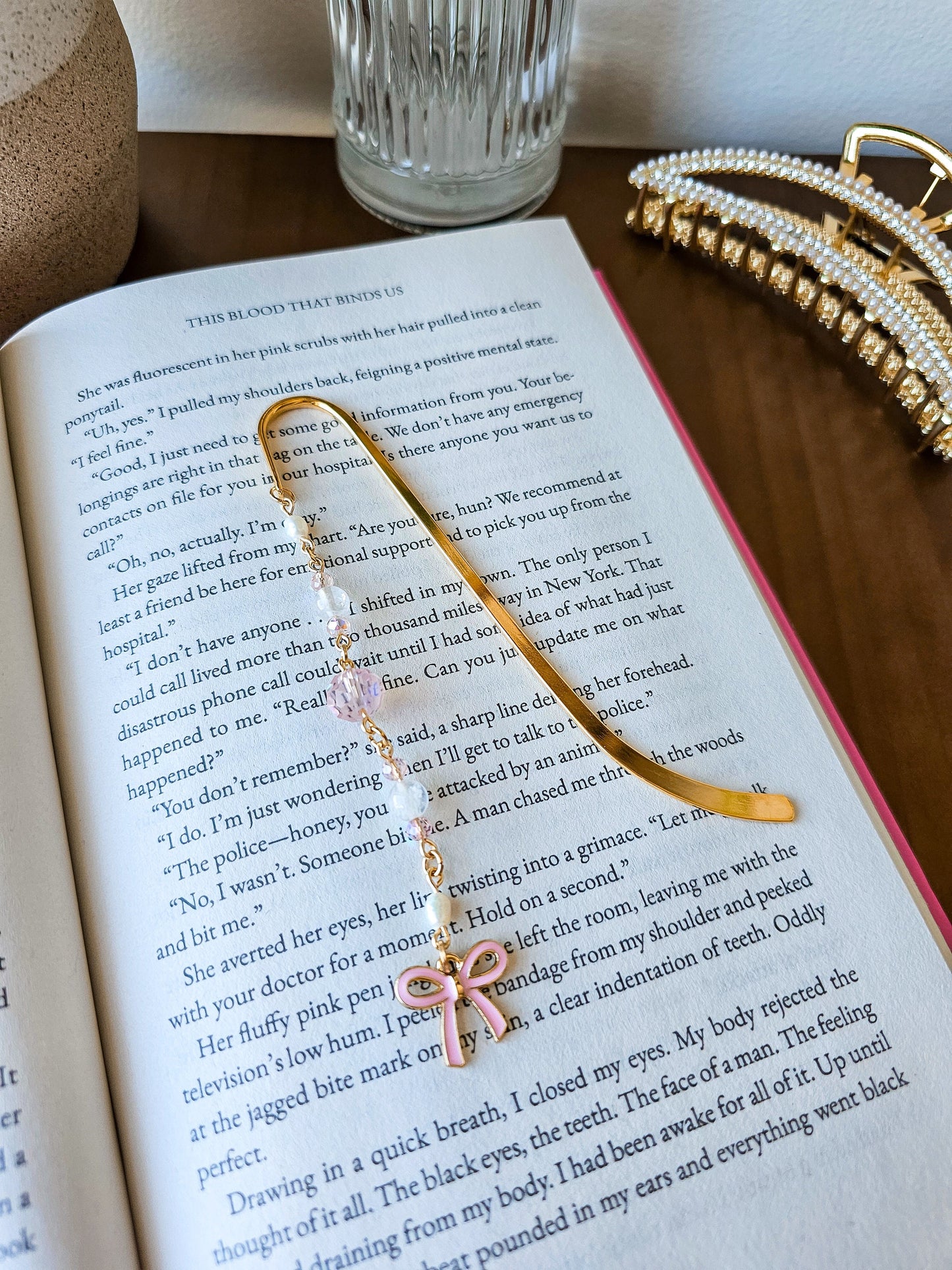 Blush Bow | Charming Bookmark