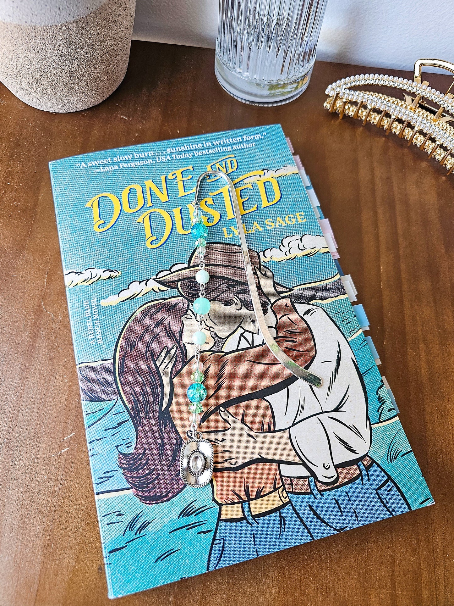 Wide Open Skies | Cowboy Romance Charm Bookmark