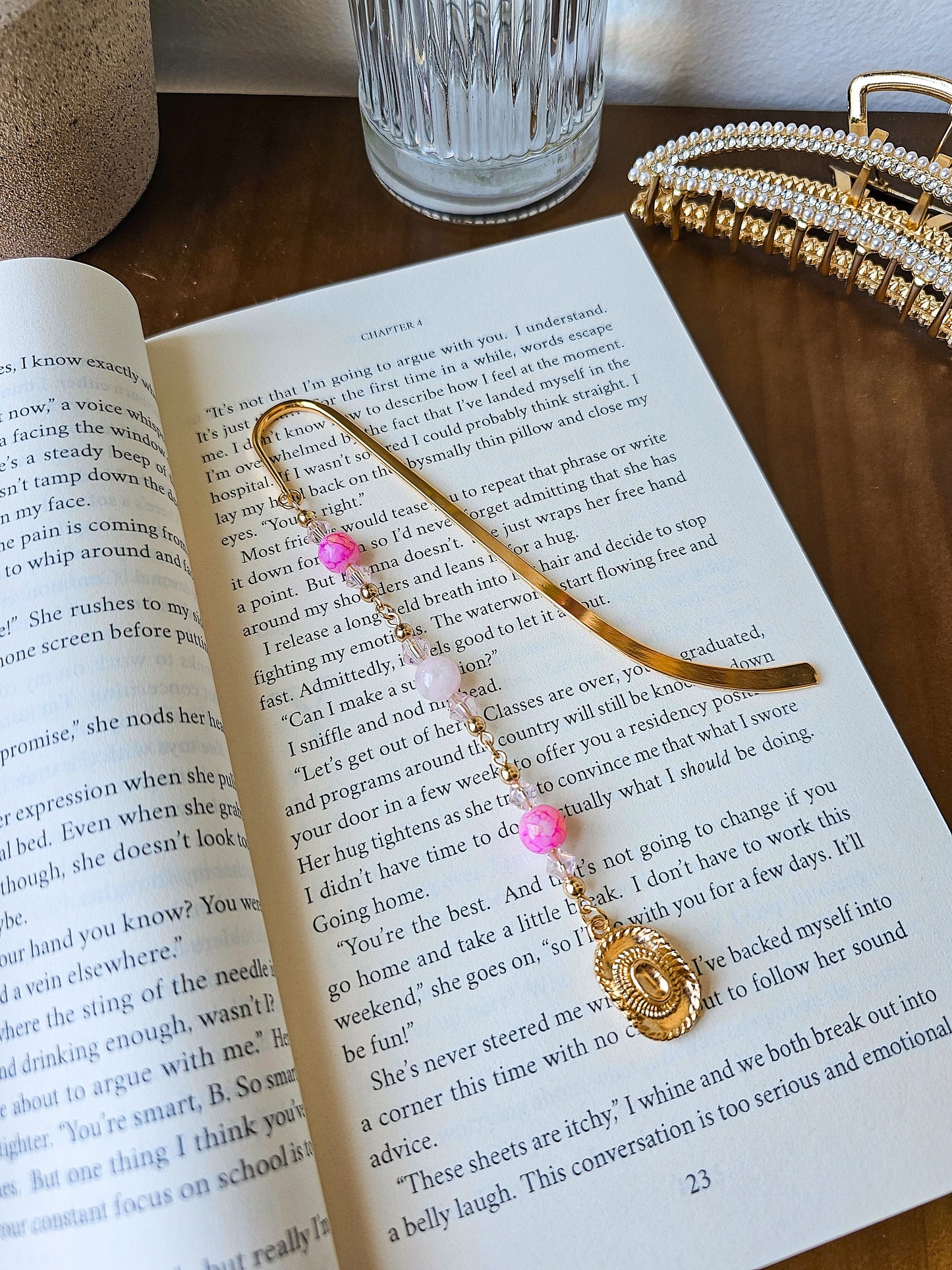 Rosé Rodeo | Cowboy Romance Charm Bookmark