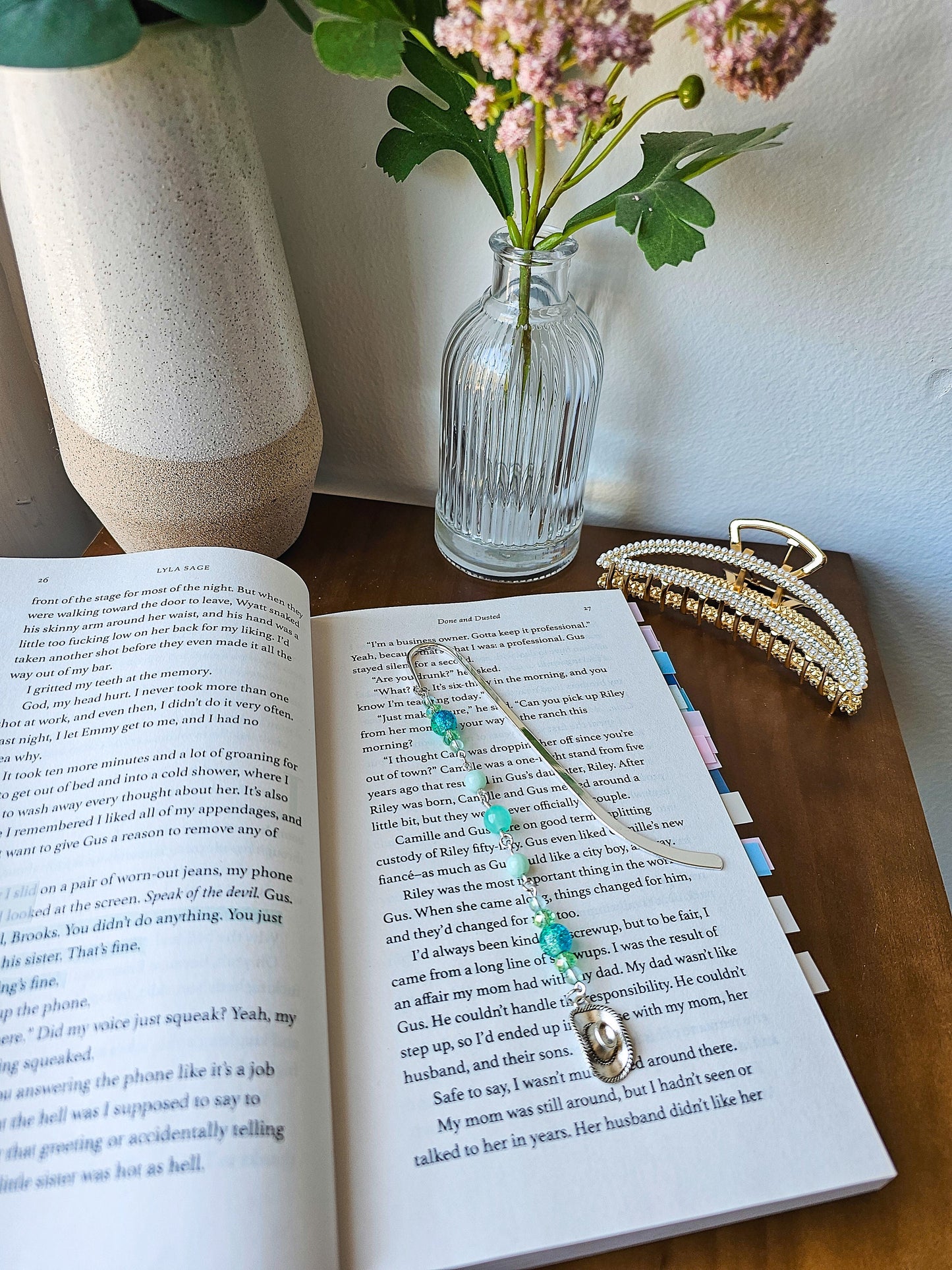Wide Open Skies | Cowboy Romance Charm Bookmark