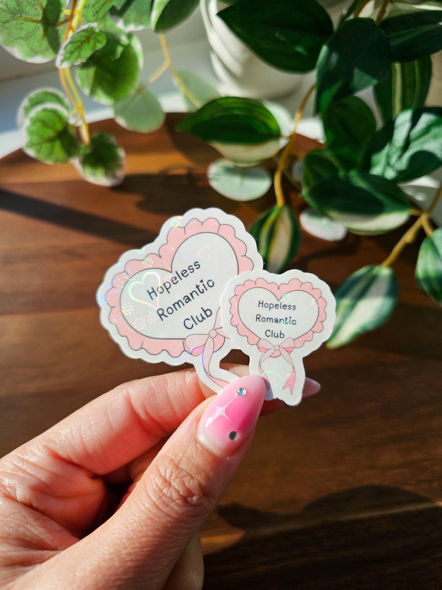 Hopeless Romantic Club Sticker