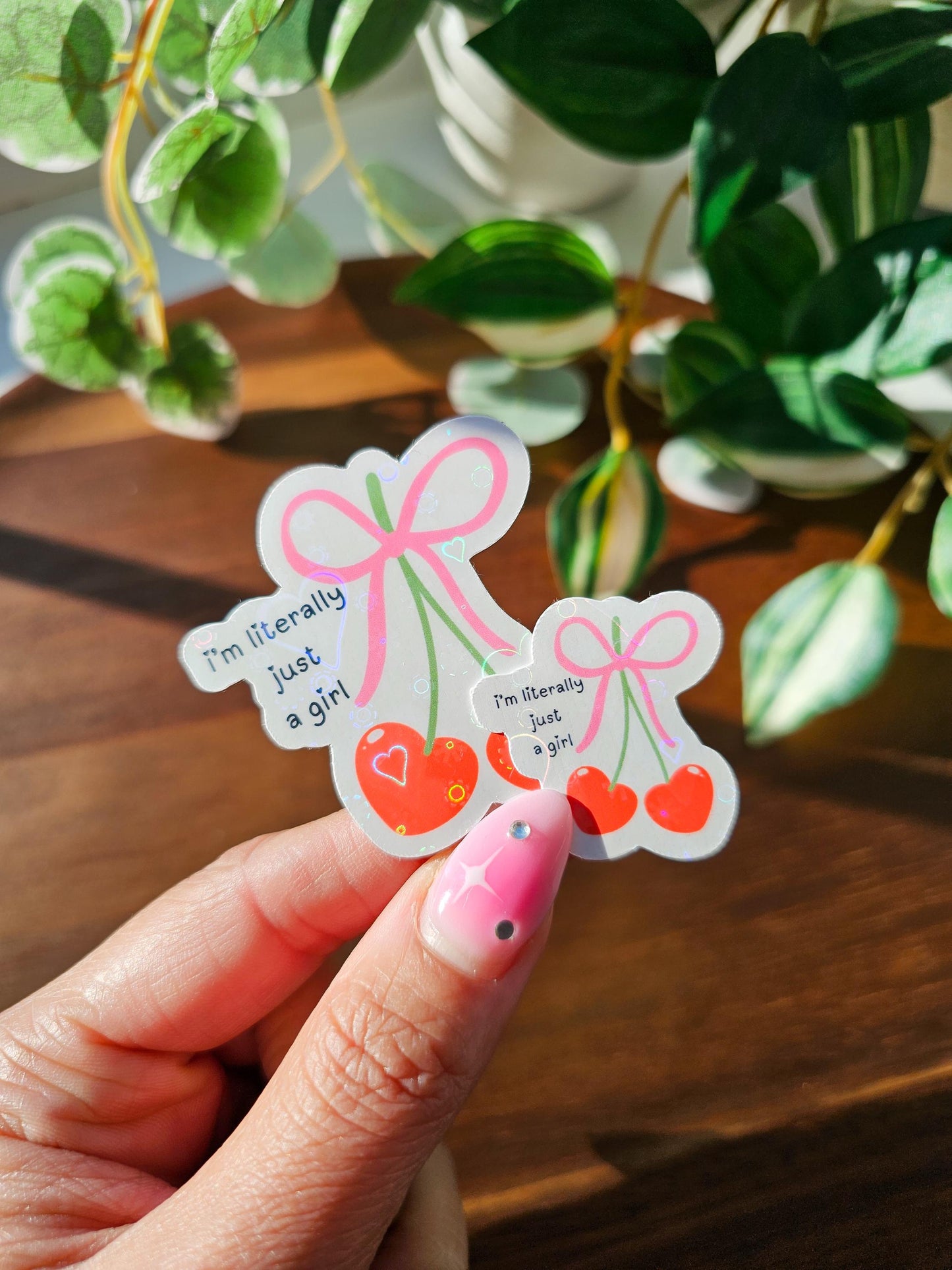 I'm Literally Just A Girl Sticker