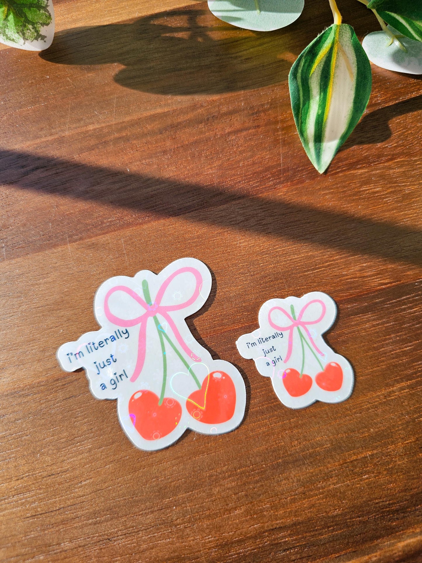 I'm Literally Just A Girl Sticker