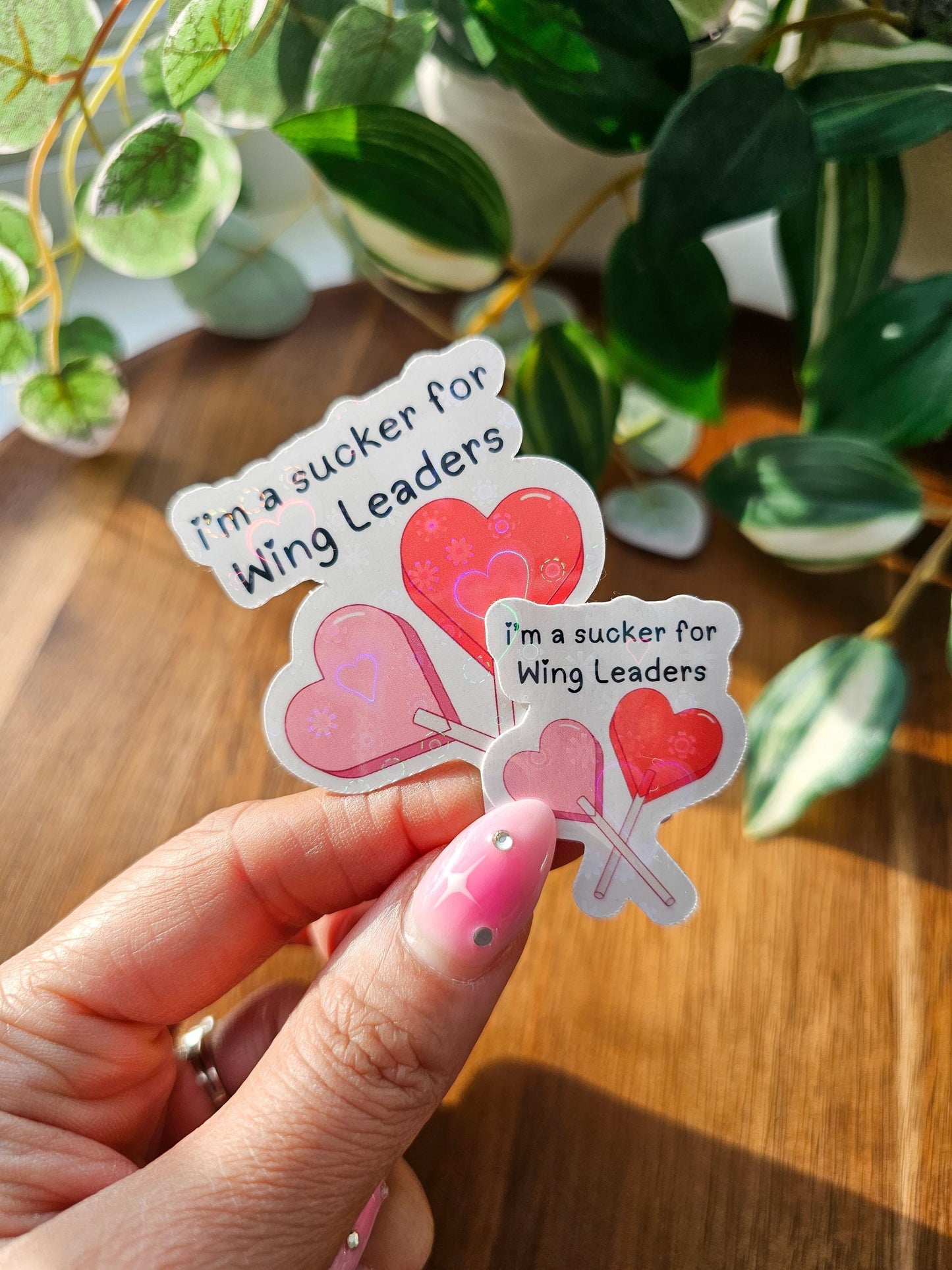 Sucker For Wing Leaders Sticker