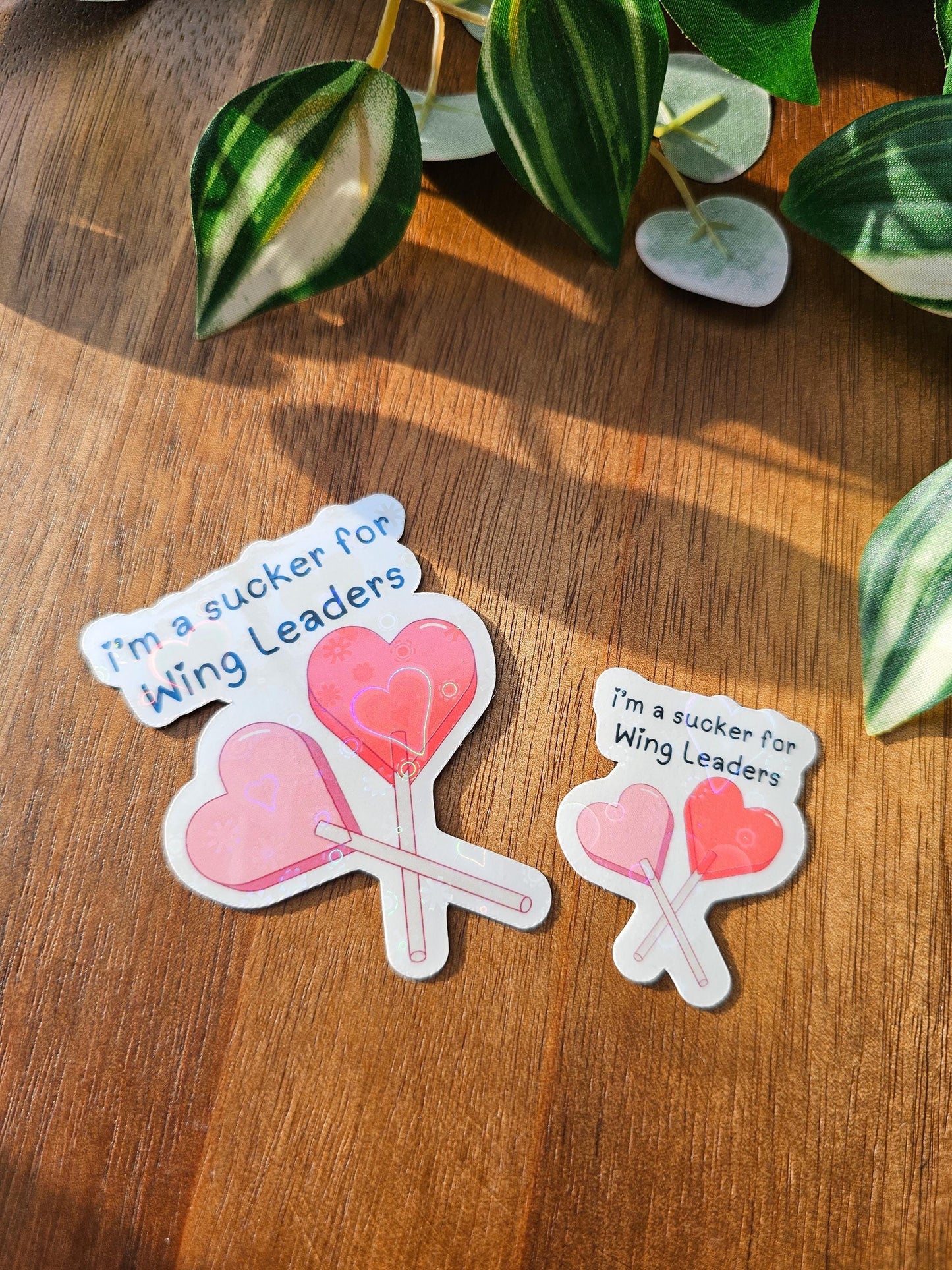 Sucker For Wing Leaders Sticker