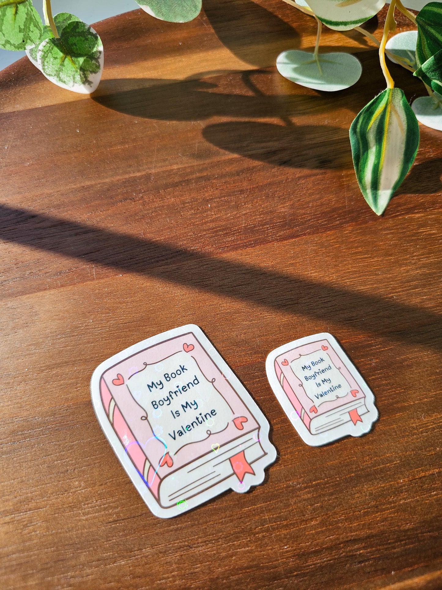 My Book Boyfriend Is My Valentine Sticker