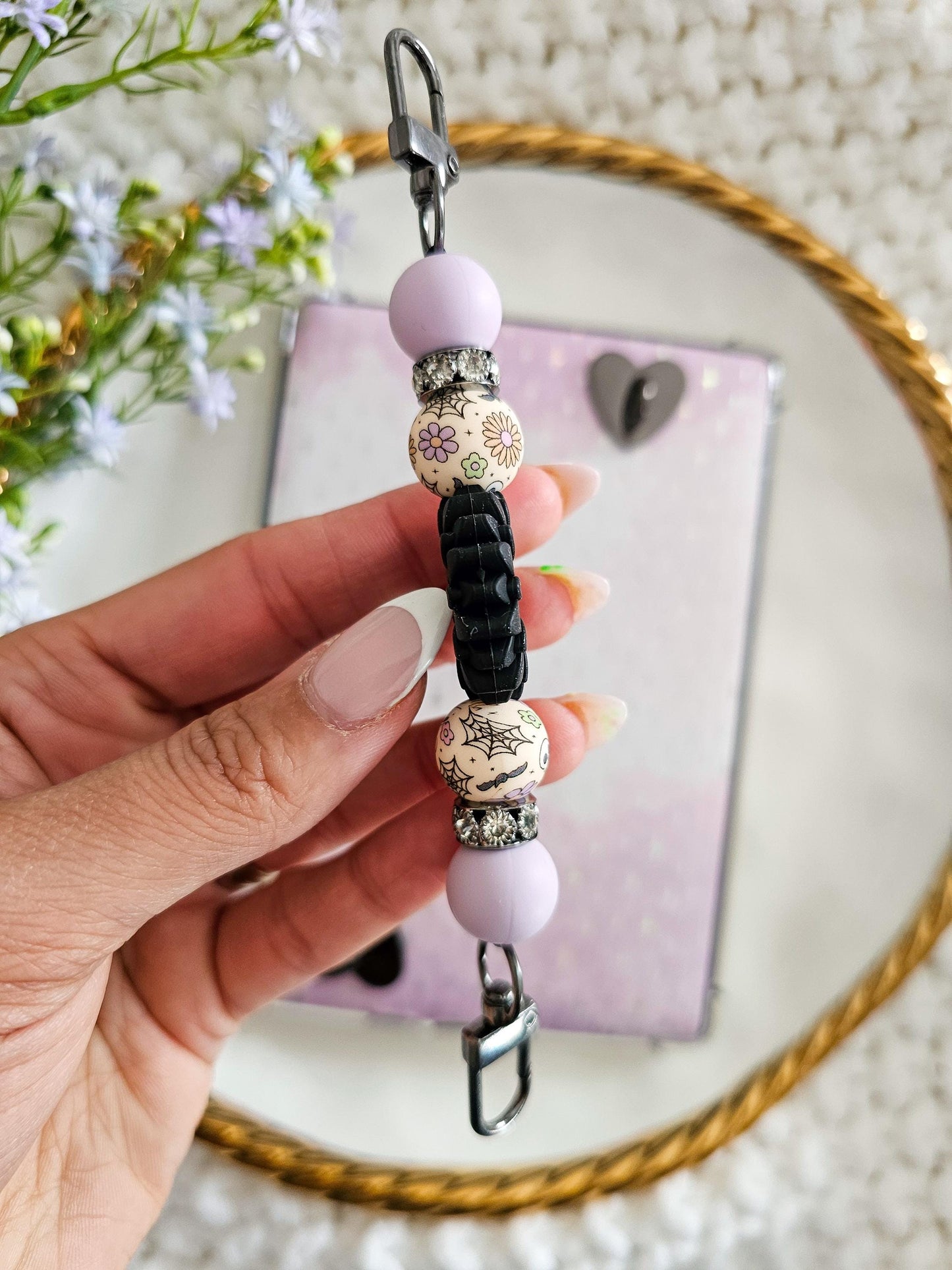 Black Sunflower Kindle Strap