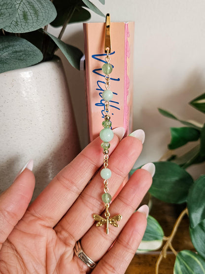 Dragonfly Charm Bookmark