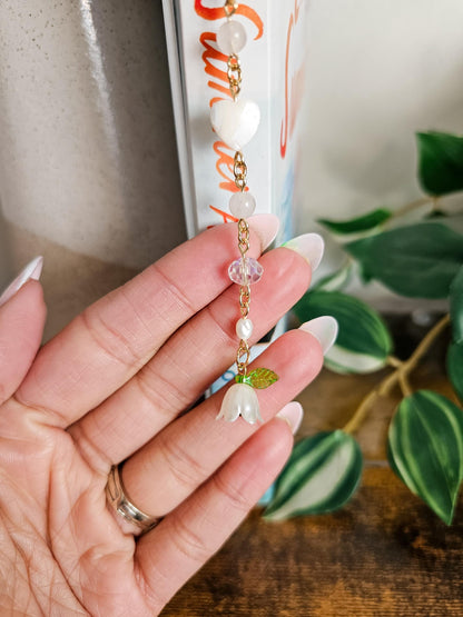 White Petals | Charm Bookmark
