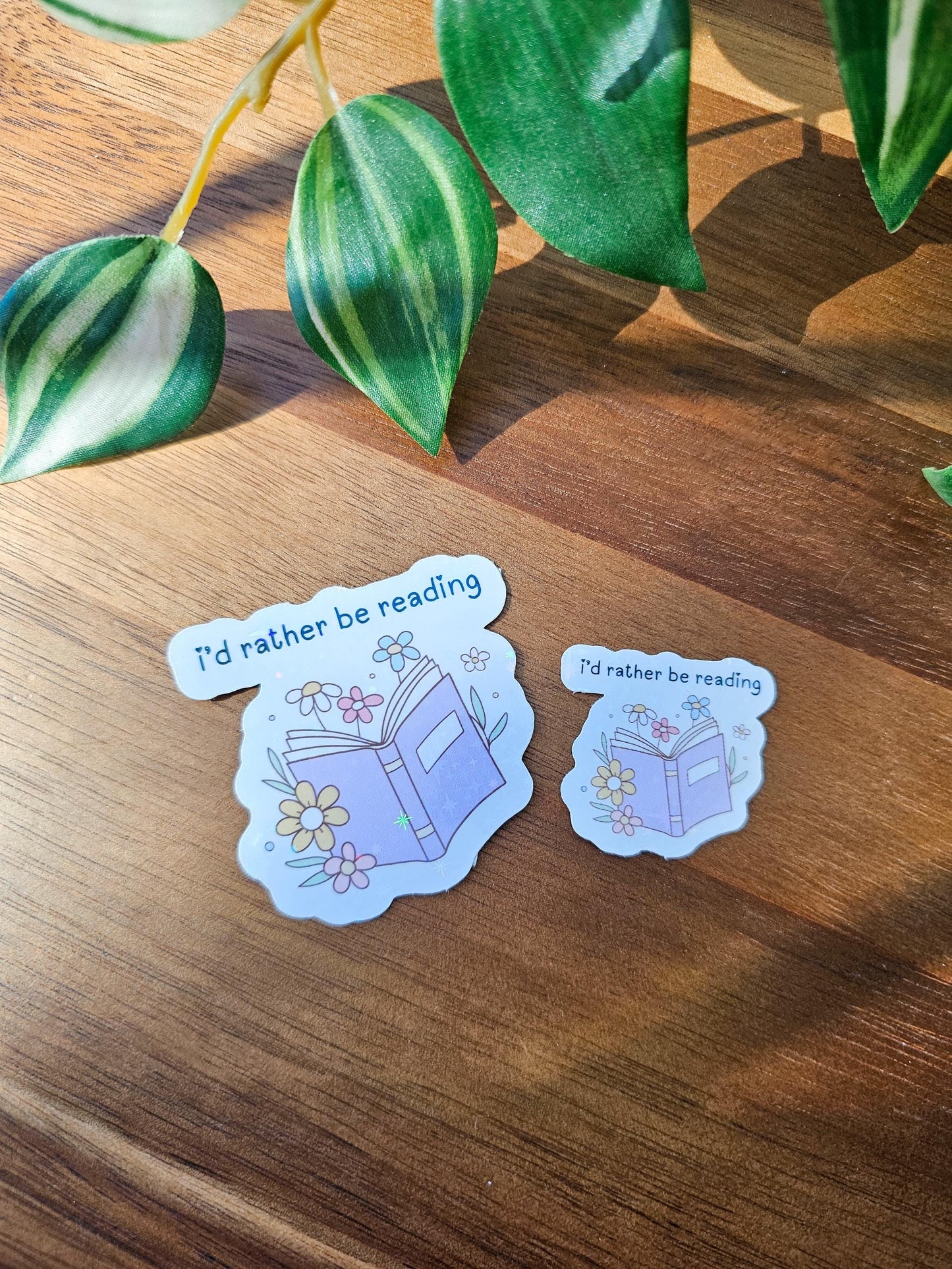 I'd Rather Be Reading Sticker