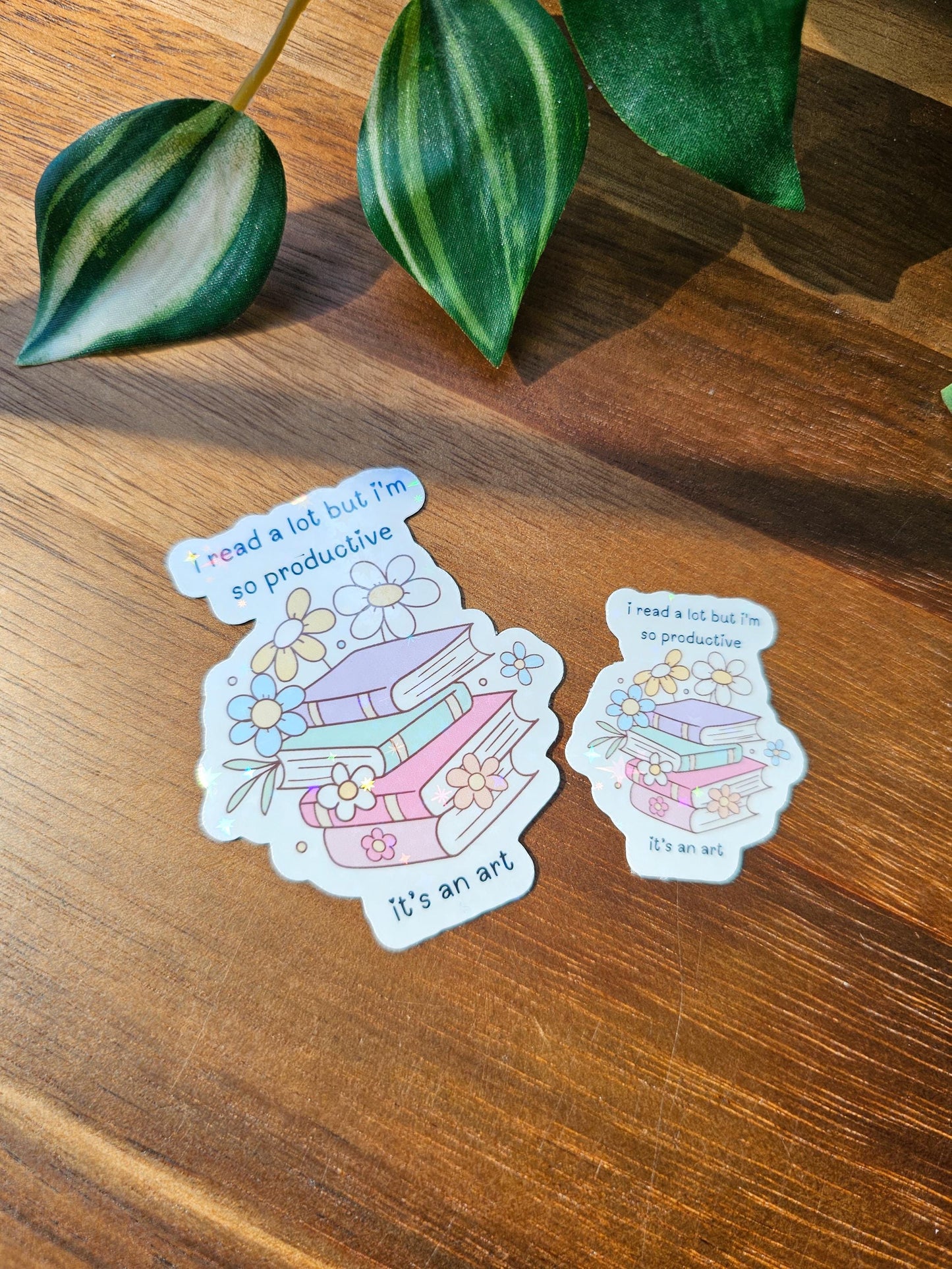 I Read A Lot But I'm So Productive Sticker