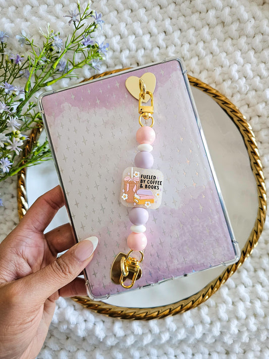 Fueled By Coffee and Books Kindle Strap