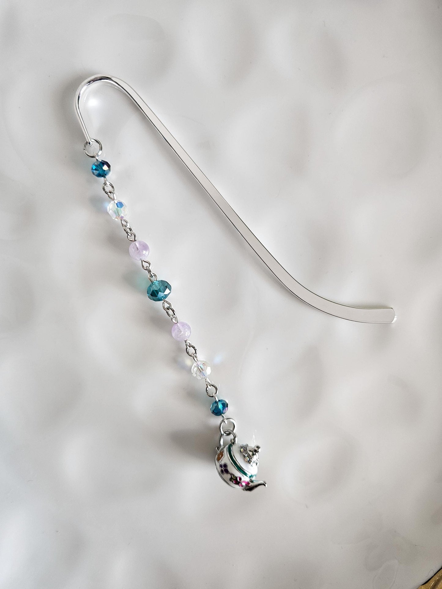 Steeped In Stories Charm Bookmark