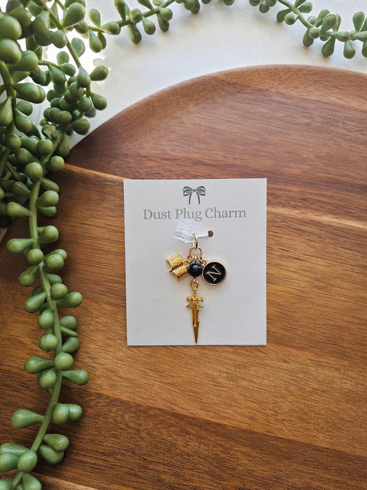 Gold Dagger Charm Stack