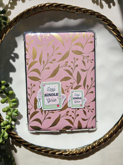 Lazy Kindle Girlie Sticker