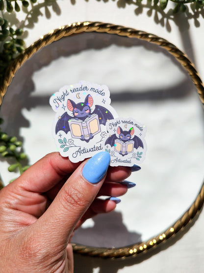 Night Reader Sticker