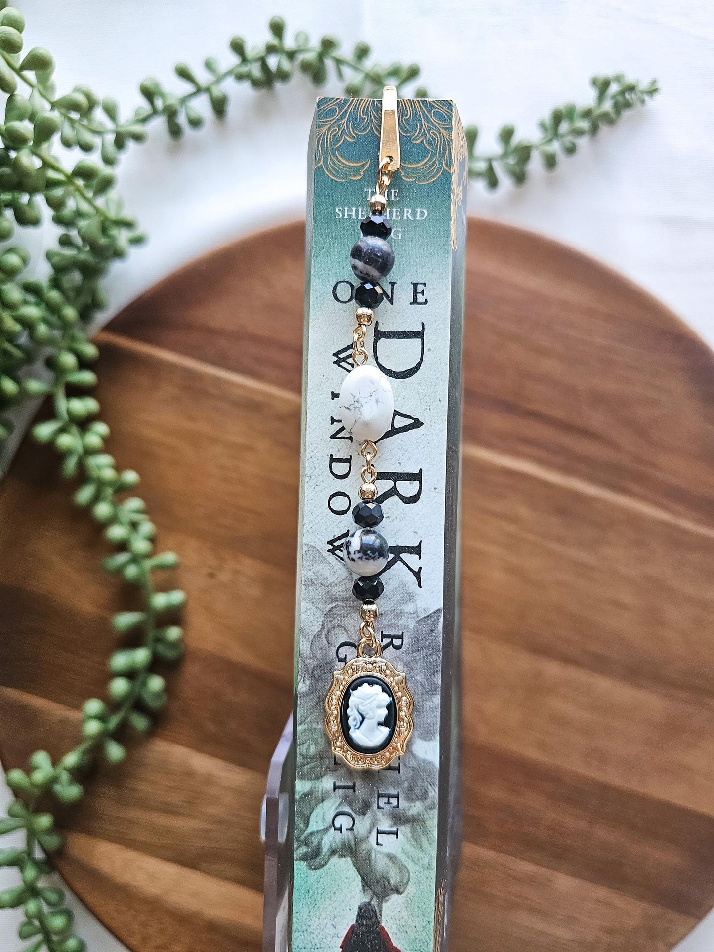 Dark Academia Charm Bookmark