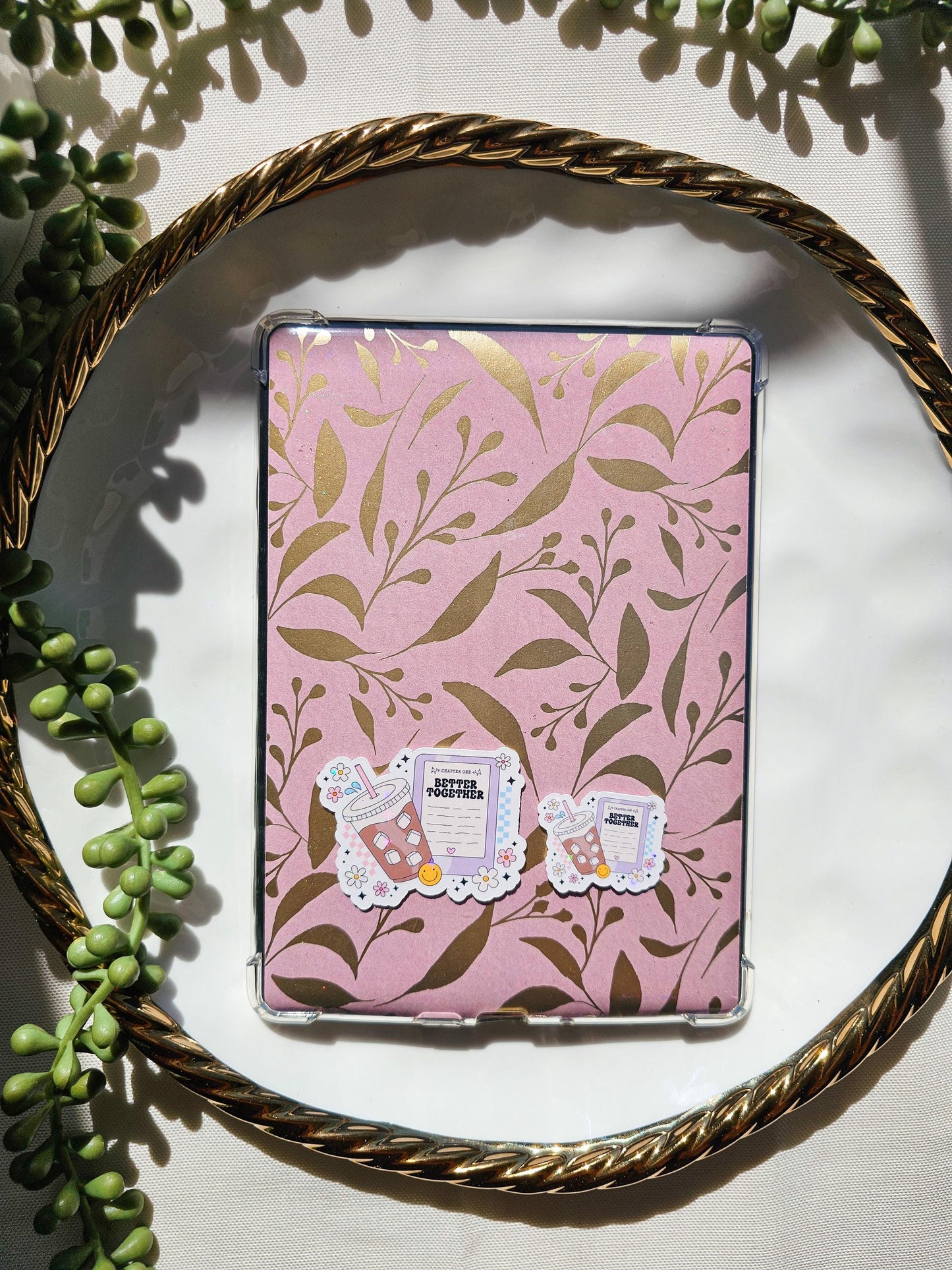 Better Together Kindle & Coffee Sticker