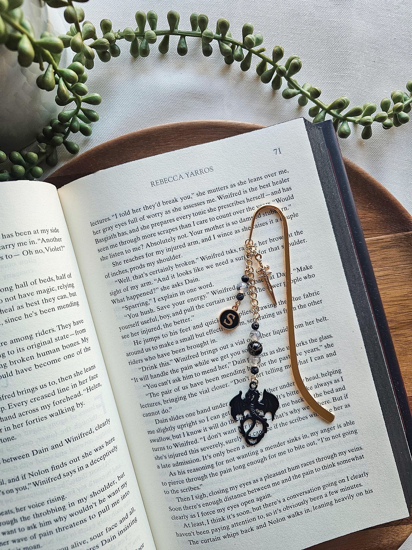 Shadowbound | Layered Charm Bookmark