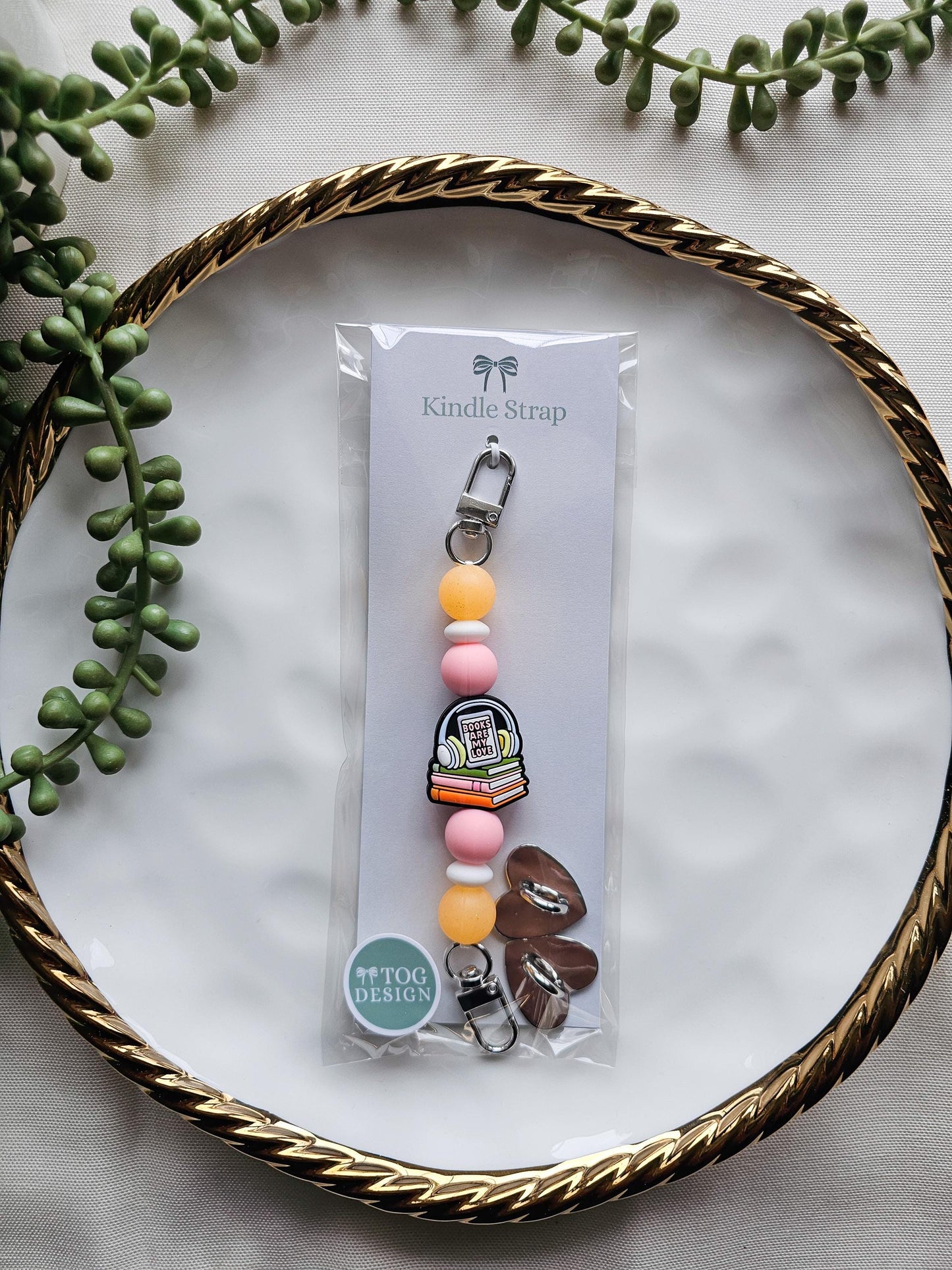 Books Are My Love Kindle Strap