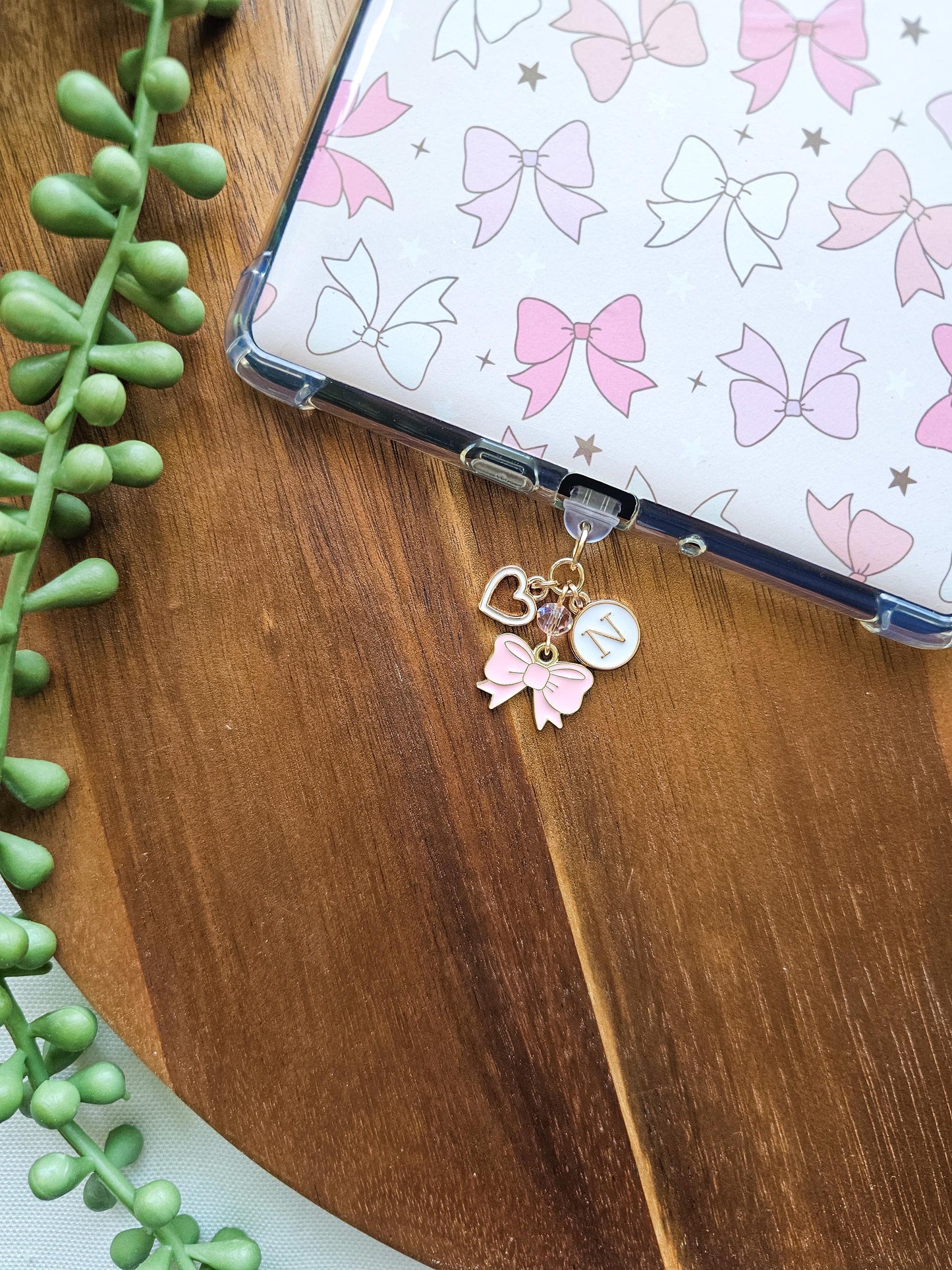 Coquette Bow Charm Stack