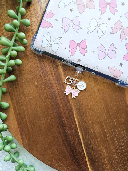 Coquette Bow Charm Stack