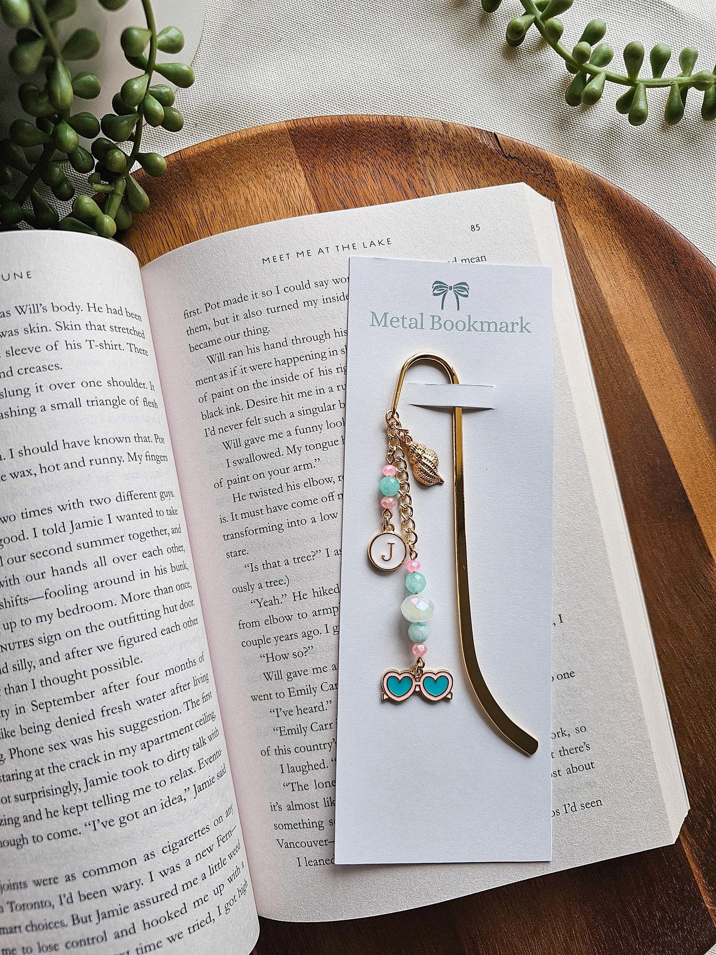 Sunlit Chapters | Layered Charm Bookmark