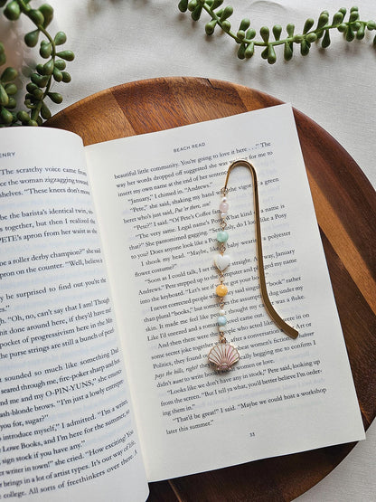 Seashell Charm Bookmark
