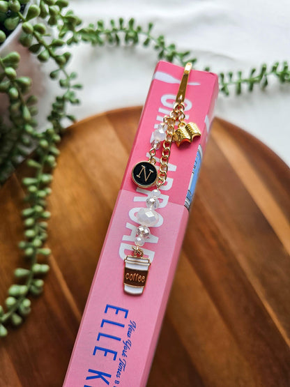 Books & Brews | Layered Charm Bookmark