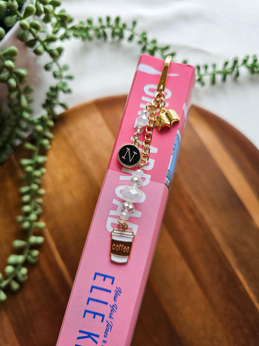Books & Brews | Layered Charm Bookmark