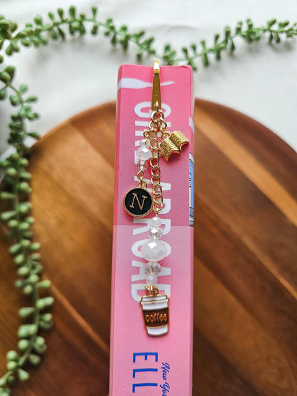 Books & Brews | Layered Charm Bookmark