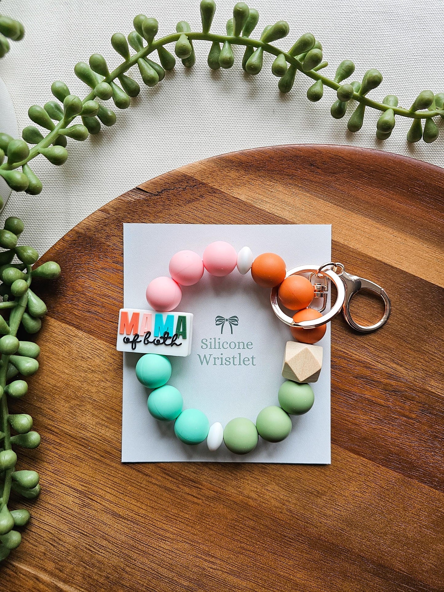 Mama Wristlet Keychain