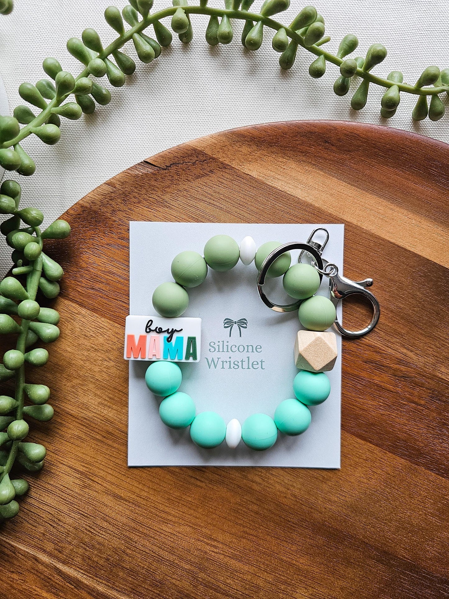 Mama Wristlet Keychain