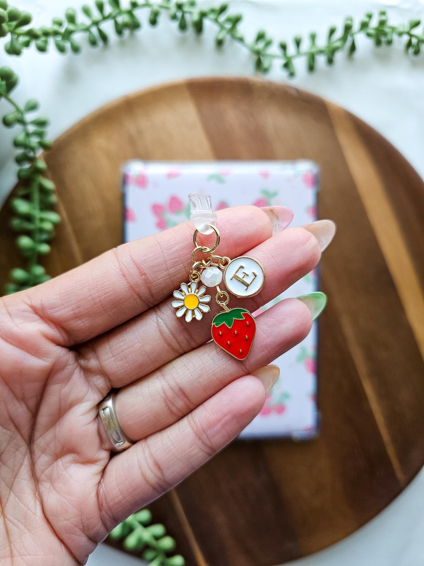 Strawberry Fields Charm Stack