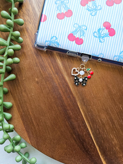 Pearl Bow Charm Stack