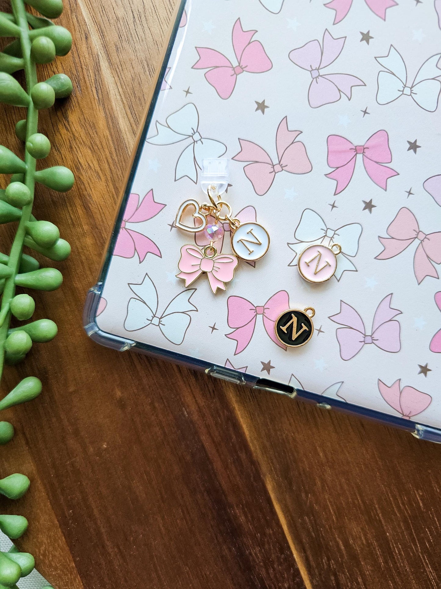 Coquette Bow Charm Stack