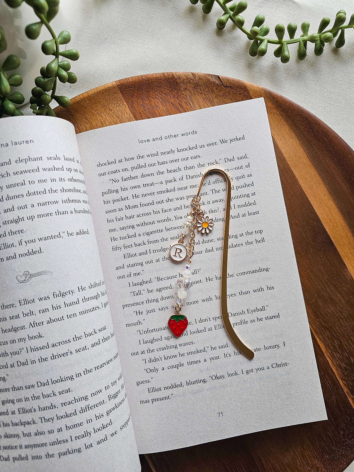 Strawberry Fields | Layered Charm Bookmark